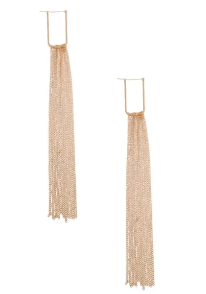 Hoop and Tassel Earrings