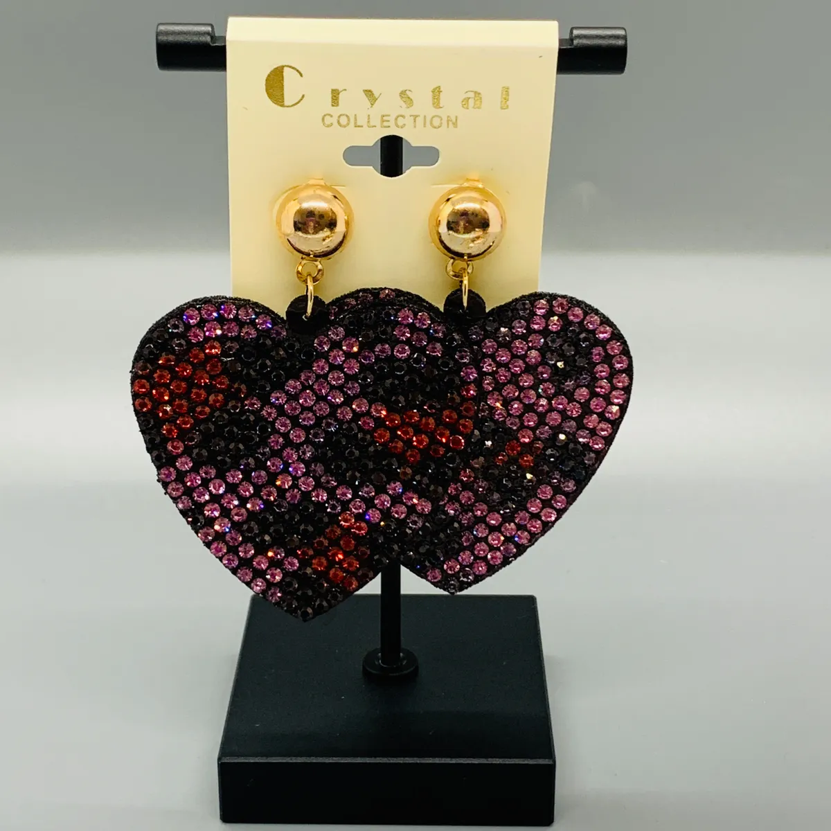 Leopard Heart Earrings