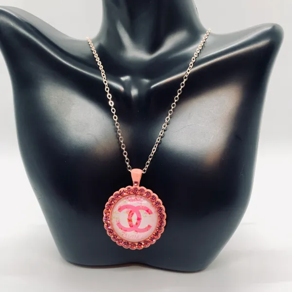 LV Inspired Necklace