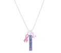 Pink Ribbon Be Strong Necklace