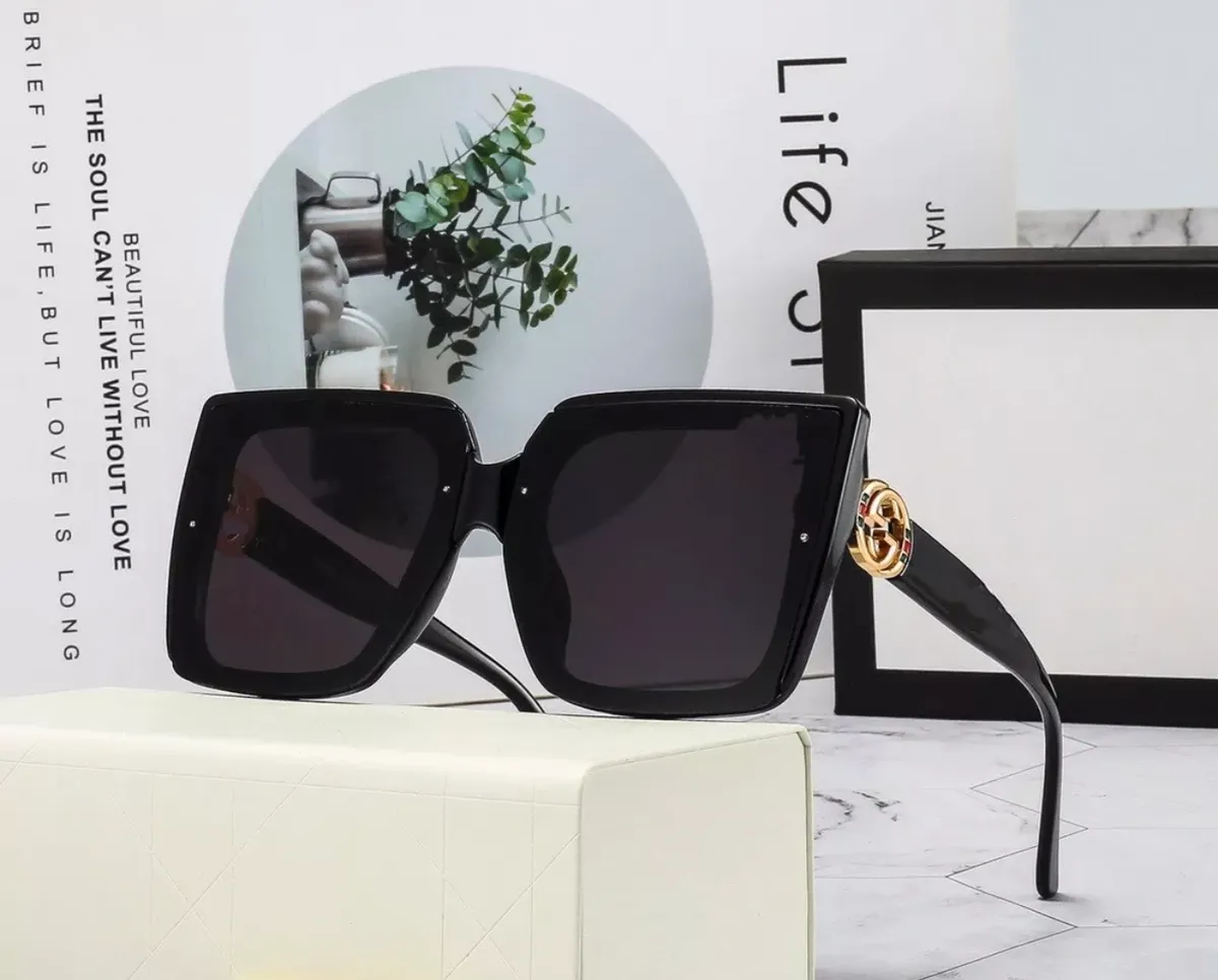 Glamour Gold-Tone Fashion Sunglasses