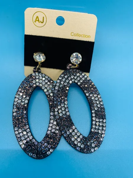 Bling Cheetah Earrings