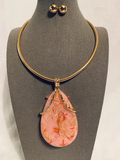 Confetti Pendant Collar Necklace