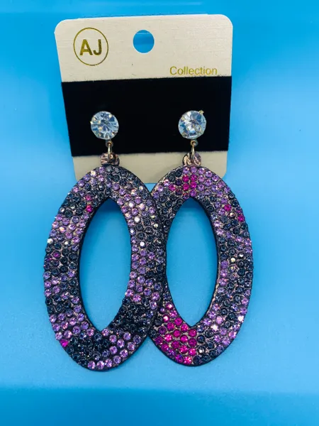 Bling Cheetah Earrings