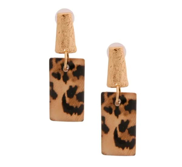 Leopard Earrings