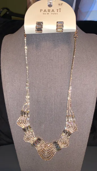 Diamond Bars Necklace