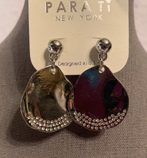 Flat Round Earrings