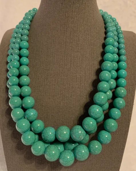 Three Layer Pearl Necklace