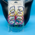 Multi Color Hoops Earrings