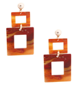 Galaxy Square Earrings