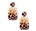 Gold Flake Earrings