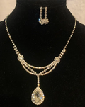 Sparkling Diamond Drop Necklace