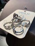 Rhodium Love Theme Five Rings