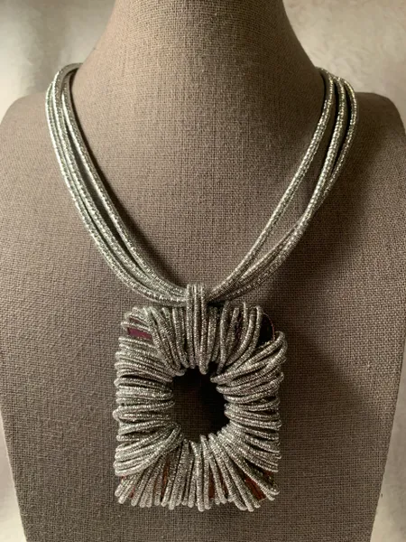 Square Bars Necklace Set