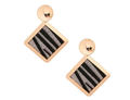 Zebra Fur Earrings