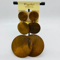 Wooden Circle Earrings
