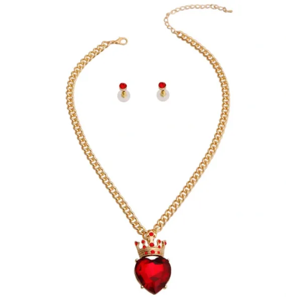 Perfume and Crown Necklace sets