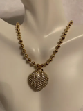 Kids Ball Chain Heart Necklace