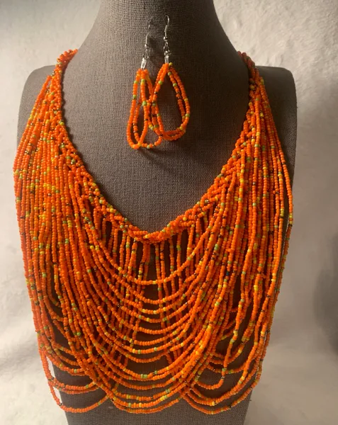 Draped Bead Necklace