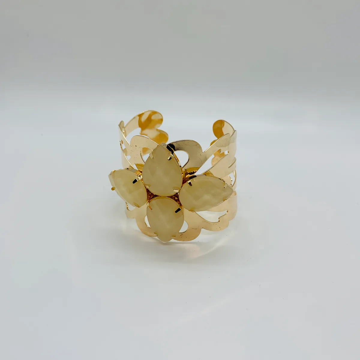 Teardrop Crystal Cuffs Bracelets