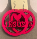 I Love Jesus Earrings