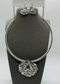 Lion Pendant Choker Necklace