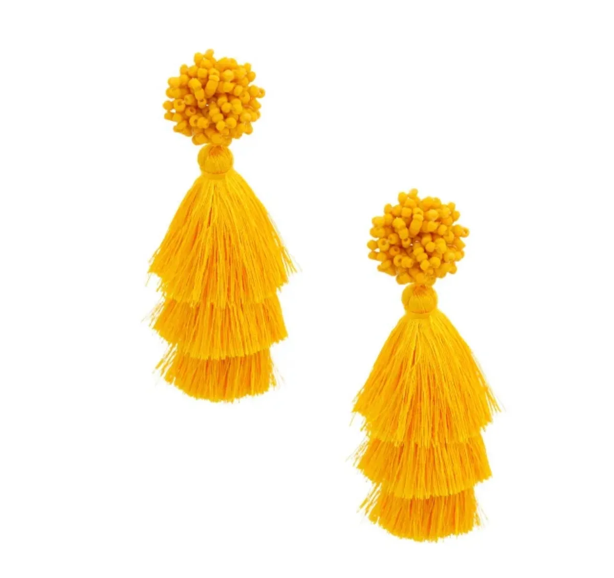 Triple Tassel Earrings