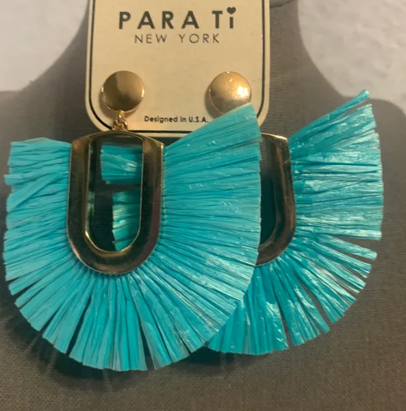Paper Tassel Earrings