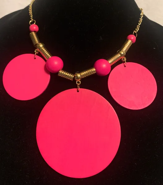 African Wooden Necklace