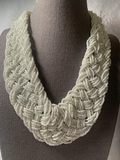 Basket Weave Bead Necklace