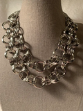 Chains of Loops Necklace Set