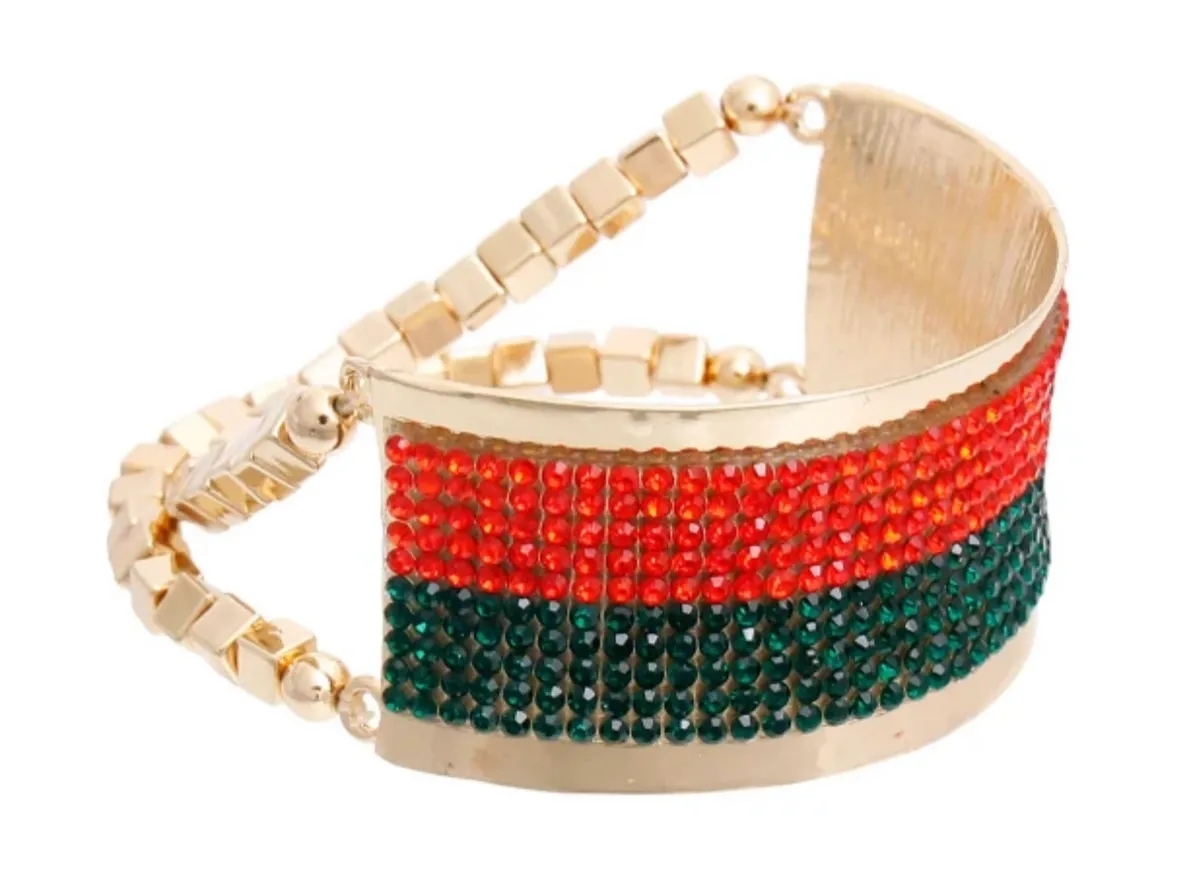 Curved Wide Anklet