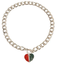 Silver Gucci Heart Toggle Necklace
