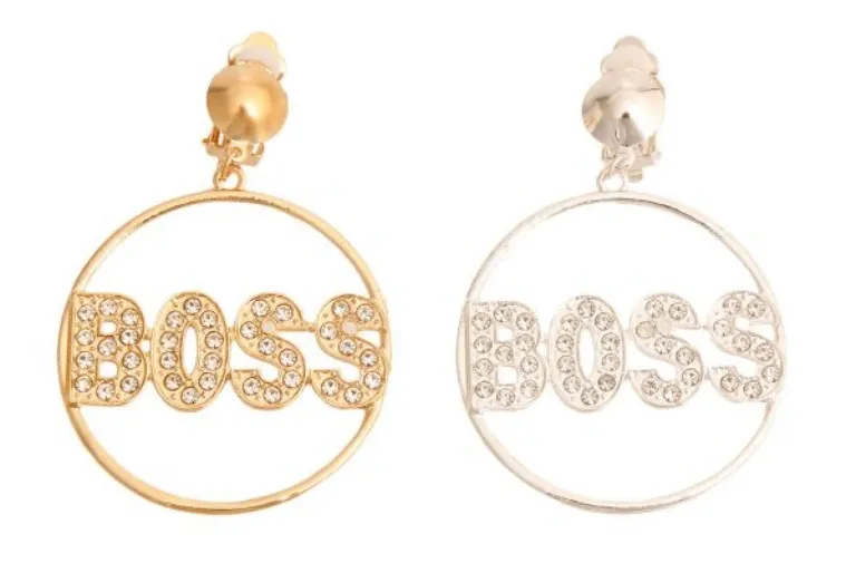 Boss Clip On Earrings