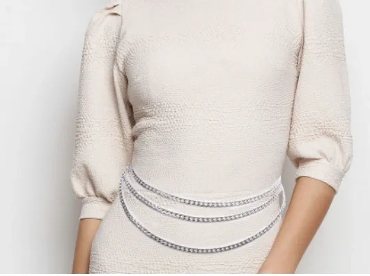 Chain 3 Layer Drape Belt