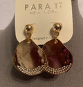 Flat Round Earrings