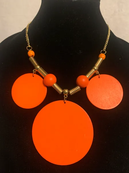 African Wooden Necklace
