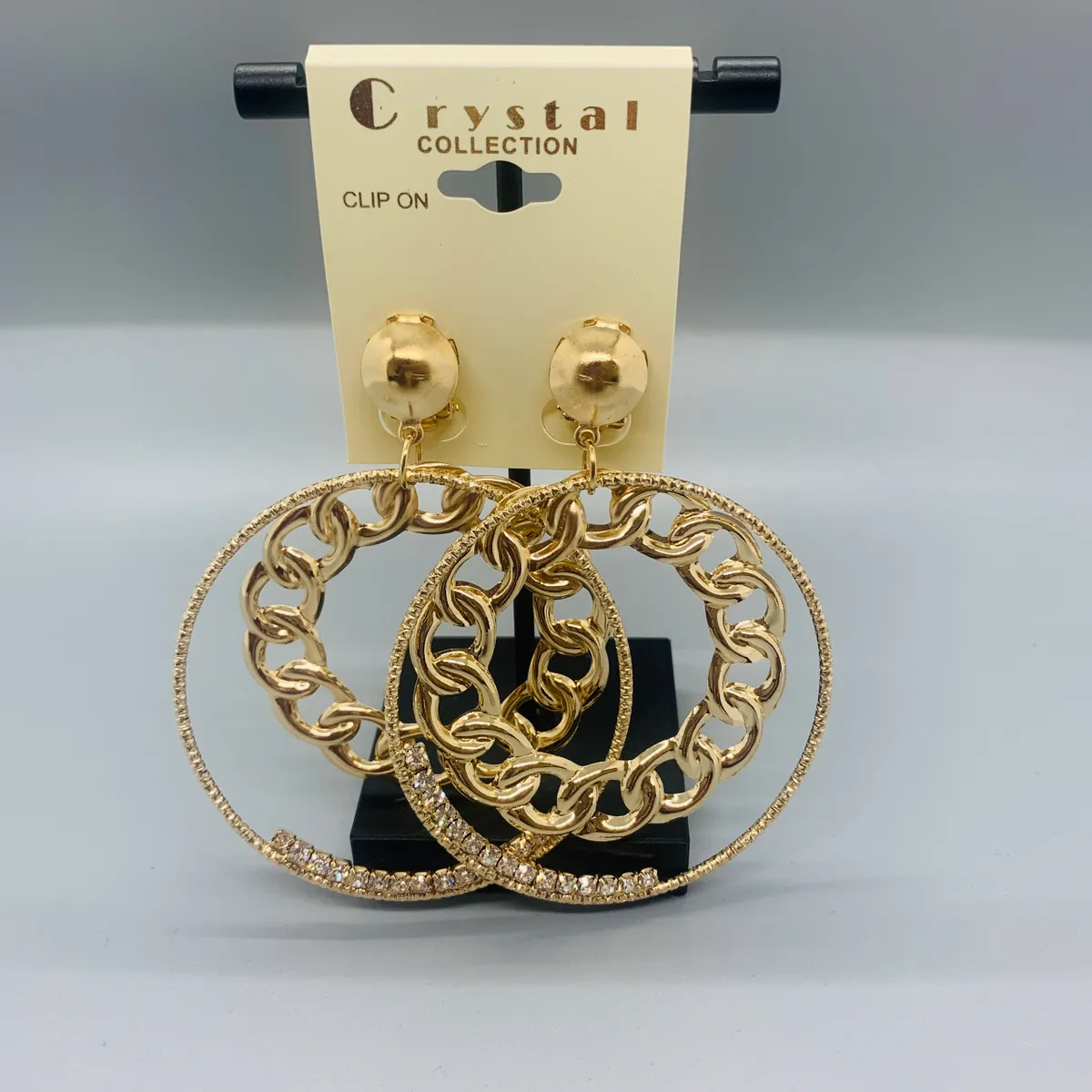 Link Drop Hoop Clip Ons