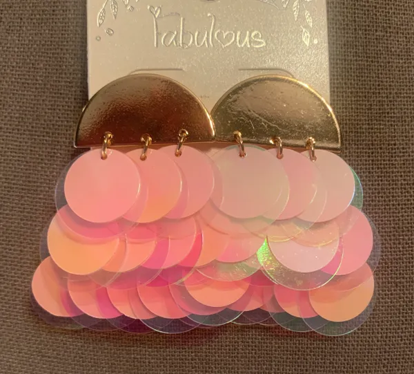 Pink Cloud Earrings