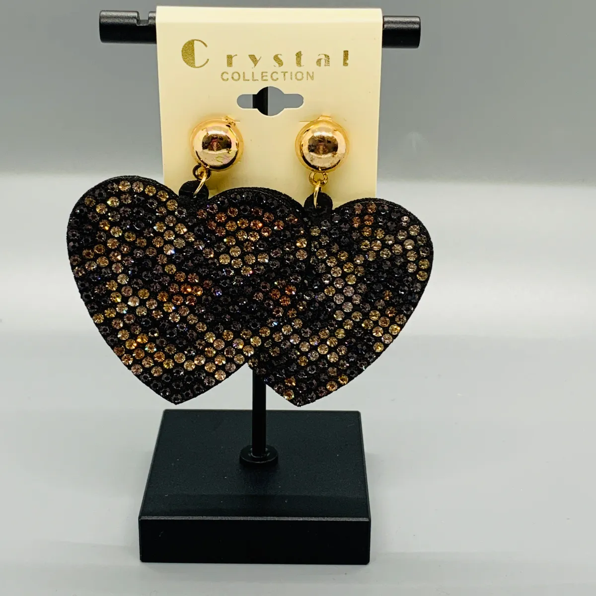 Leopard Heart Earrings