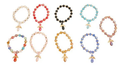 Angel Charm Bead Bracelet