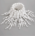 White Dripping Pearl Fringe Bracelet