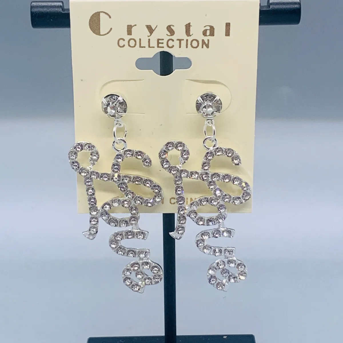Cursive Love Earrings