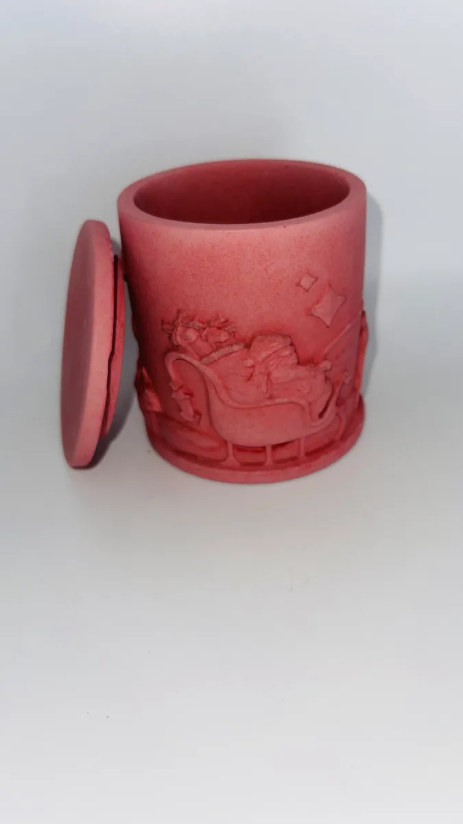 Handmade Concrete Vessel with Candle