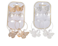 Pearl Butterfly 3 pcs Earring Set