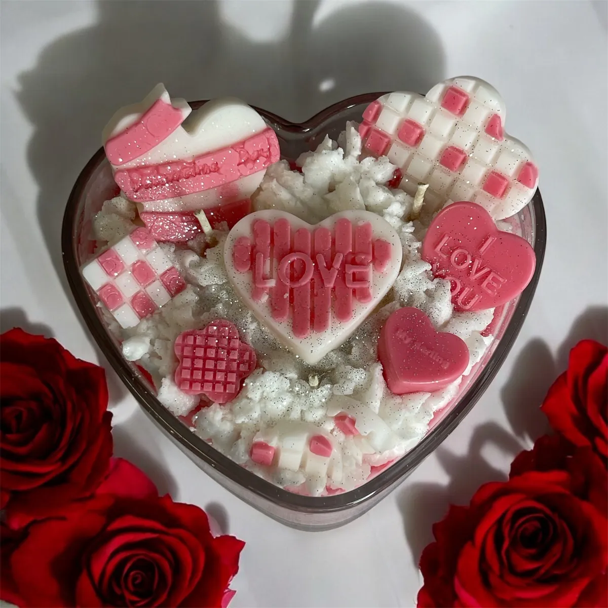 Full of Hearts Candle